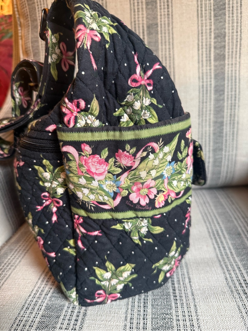 Vera Bradley “New Hope” 2004 Vintage Hobo/Cargo/Carryall Bag - Picture 4 of 10